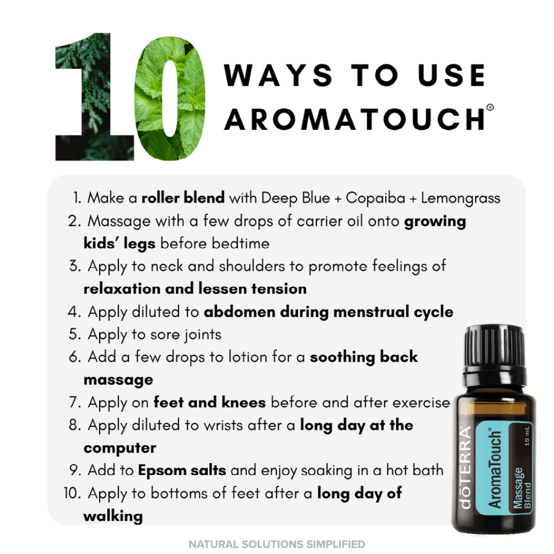 d TERRA AromaTouch 15ml Essential Oil Shop UK