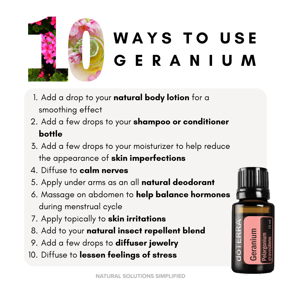 dōTERRA Geranium Essential Oil - 15ml – Essential Oil Shop UK dōTERRA Geranium Essential Oil - 15ml – Essential Oil Shop UK