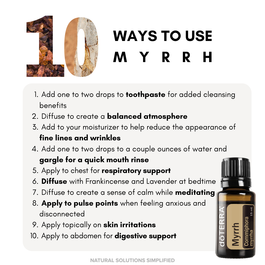 dōTERRA Myrrh Essential Oil - 15ml – Essential Oil Shop UK