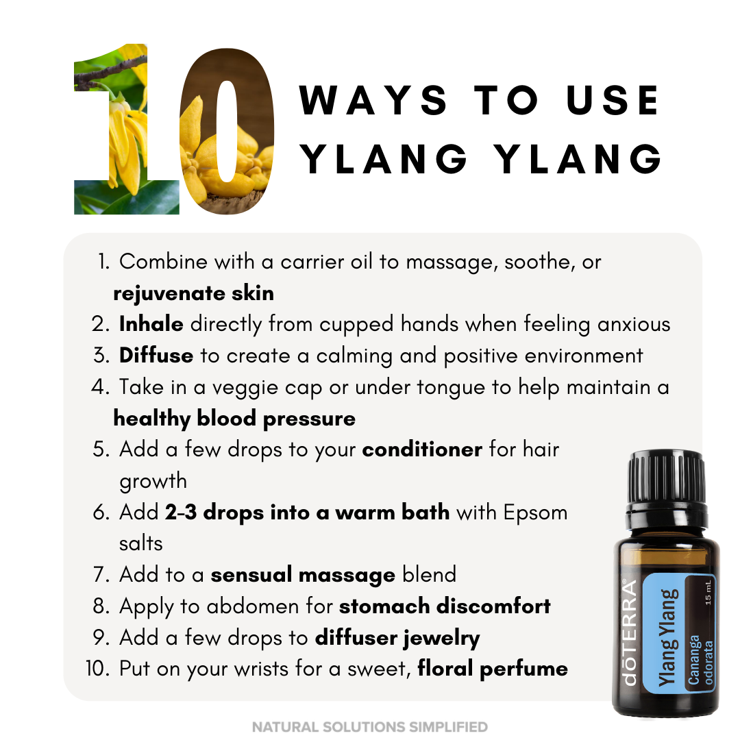 doTERRA Ylang Ylang 15ml 5本セット dōTERRA Ylang Ylang Essential Oil - 15ml – Essential Oil Shop UK