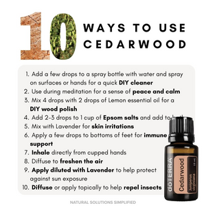 dōTERRA Cedarwood Essential Oil - 15ml
